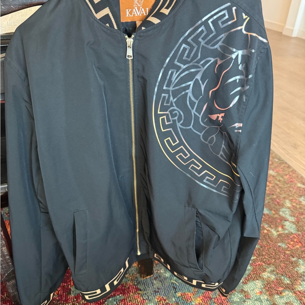 Navy Blue Bomber Jacket for Men